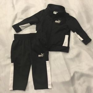 Puma 2 piece Track Suit, size 3/6 months.